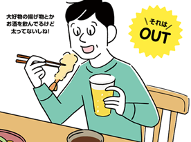 「腹囲」や「BMI」の測定で要注意！ といわれたあなたへ…